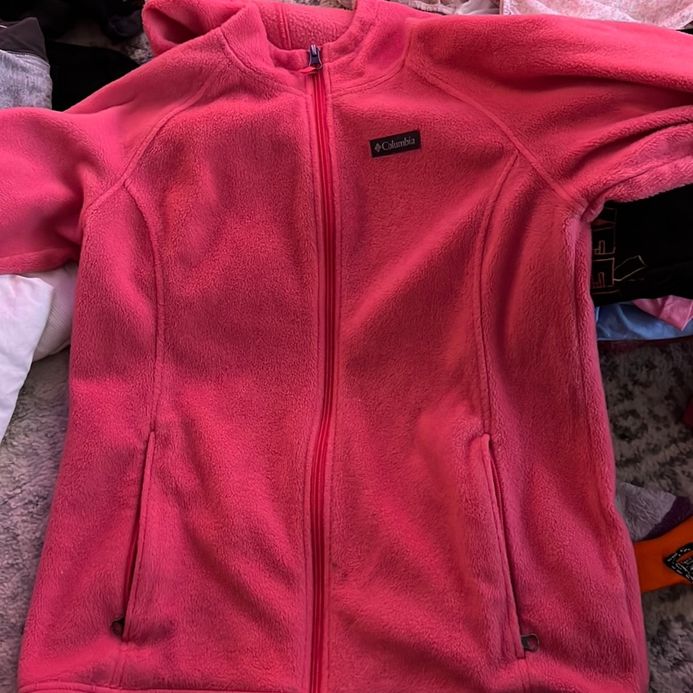 Girls Columbia fleece jacket